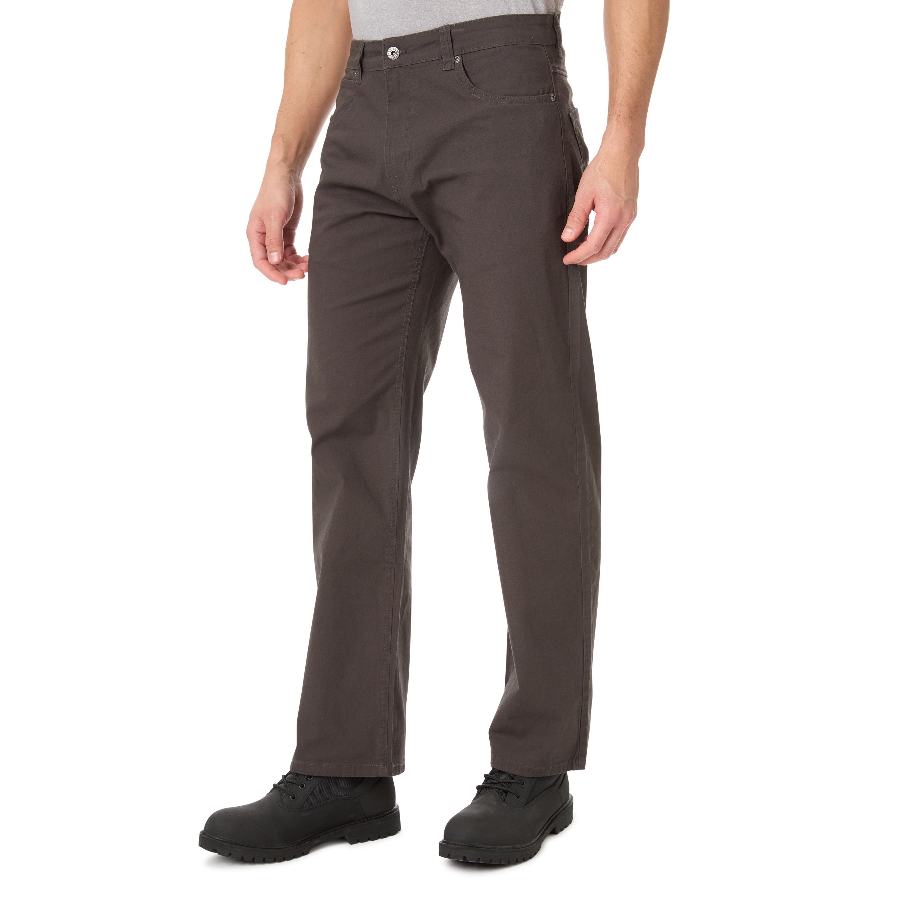  Smith's Workwear 5-Pocket Canvas Stretch Pant - Granite Grey - Bonton