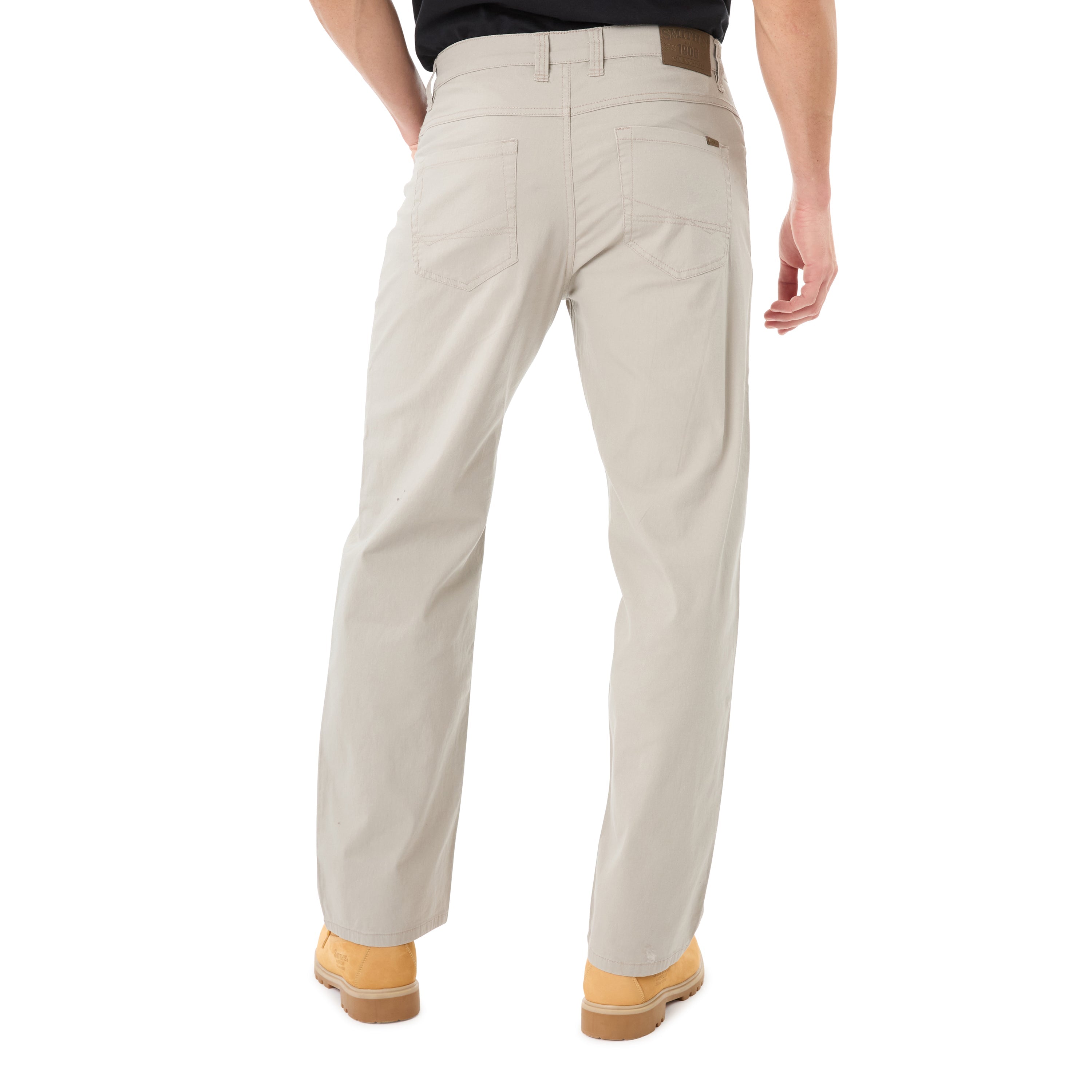  Smith's Workwear 5-Pocket Canvas Stretch Pant - Black Olive - Bonton