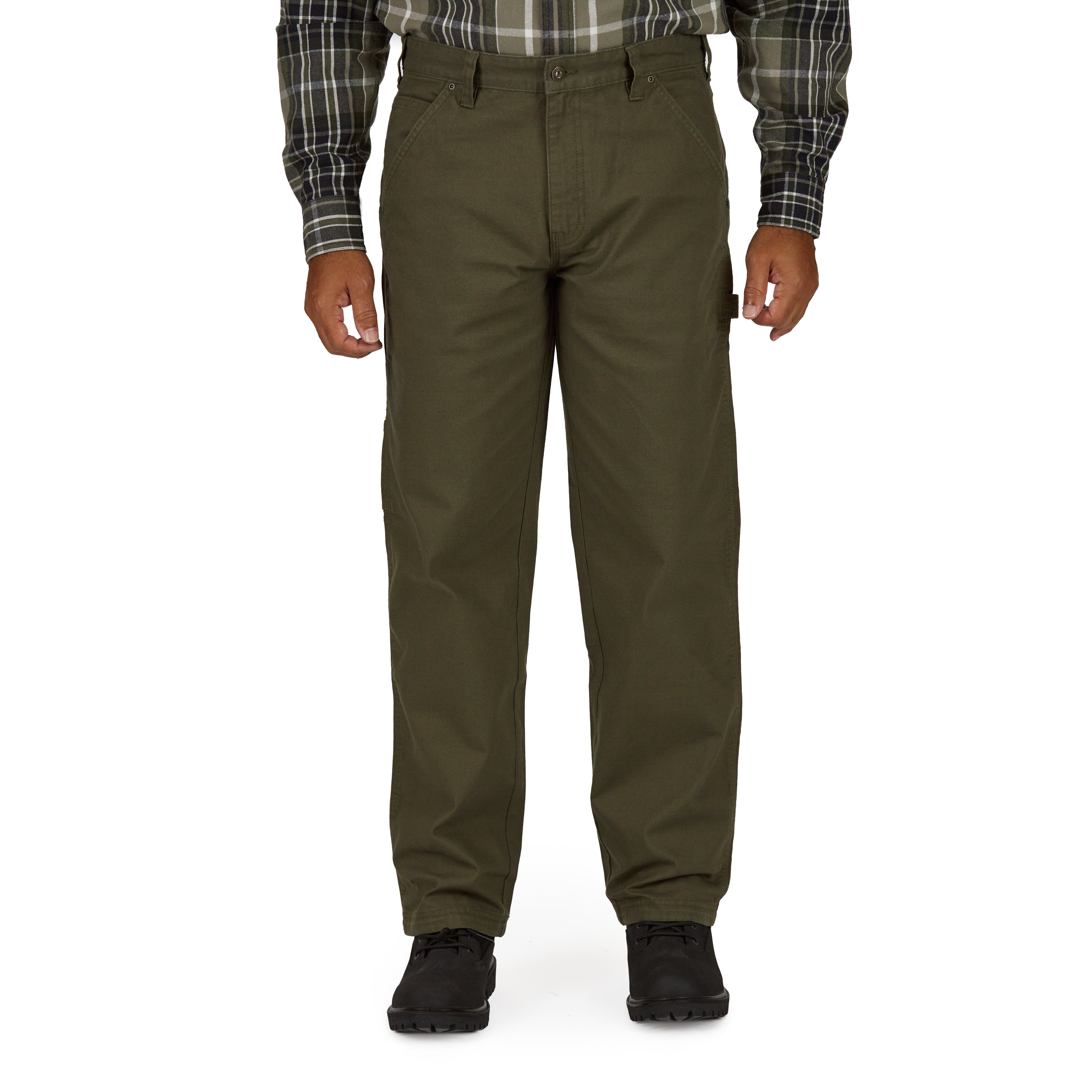  Smith's Workwear Stretch Duck Canvas Carpenter Pant - Khaki - Bonton