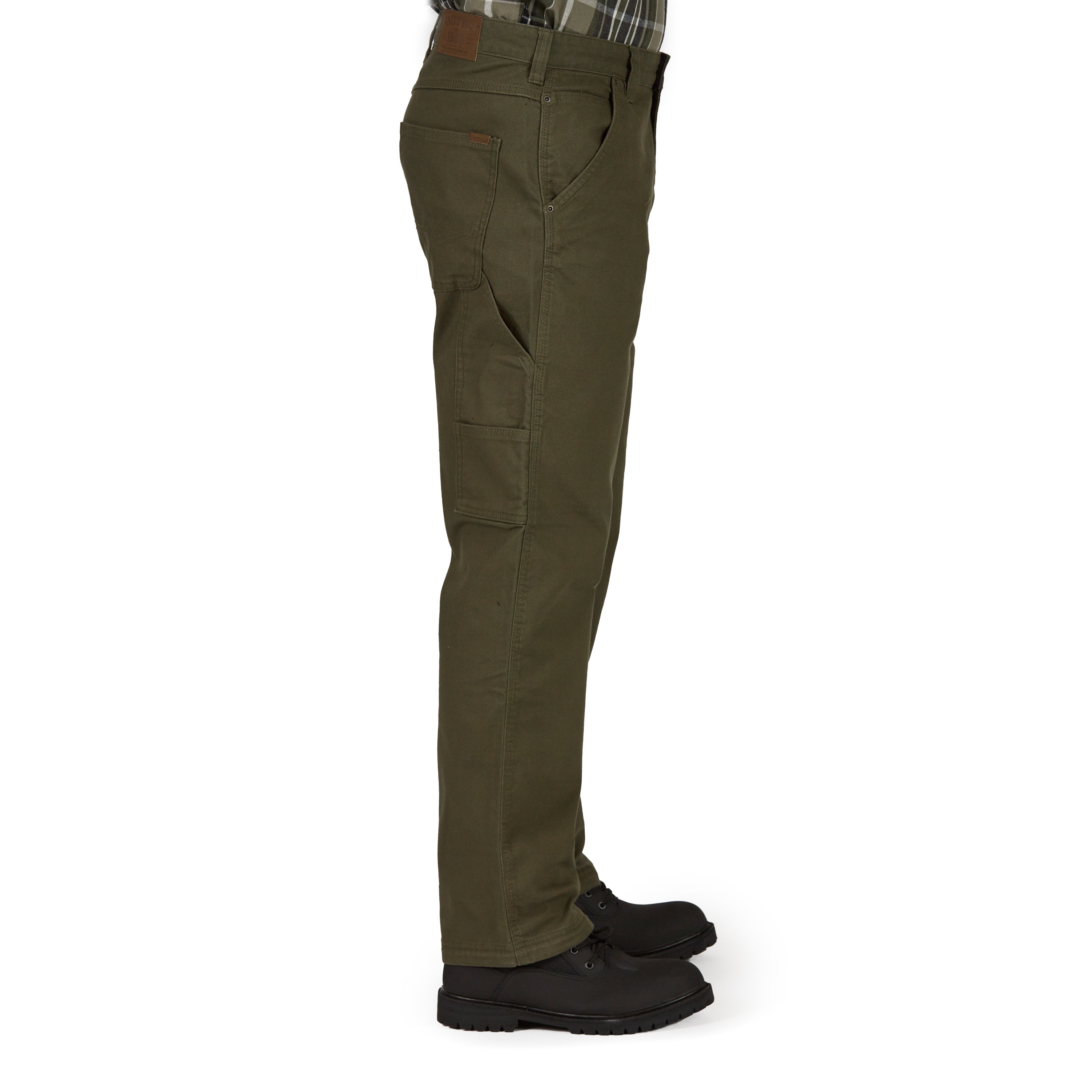  Smith's Workwear Stretch Duck Canvas Carpenter Pant - Granite Grey - Bonton