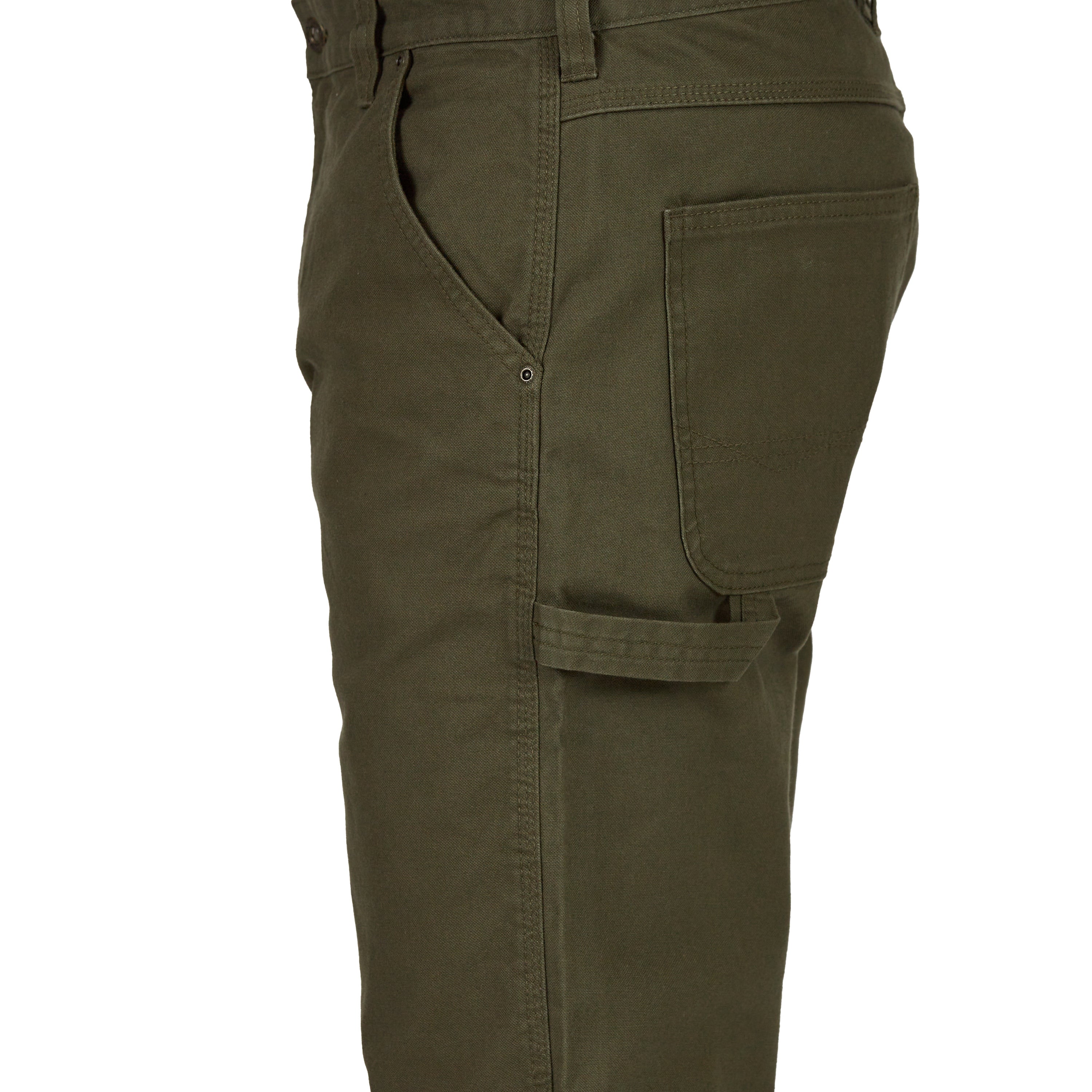  Smith's Workwear Stretch Duck Canvas Carpenter Pant - Black Olive - Bonton