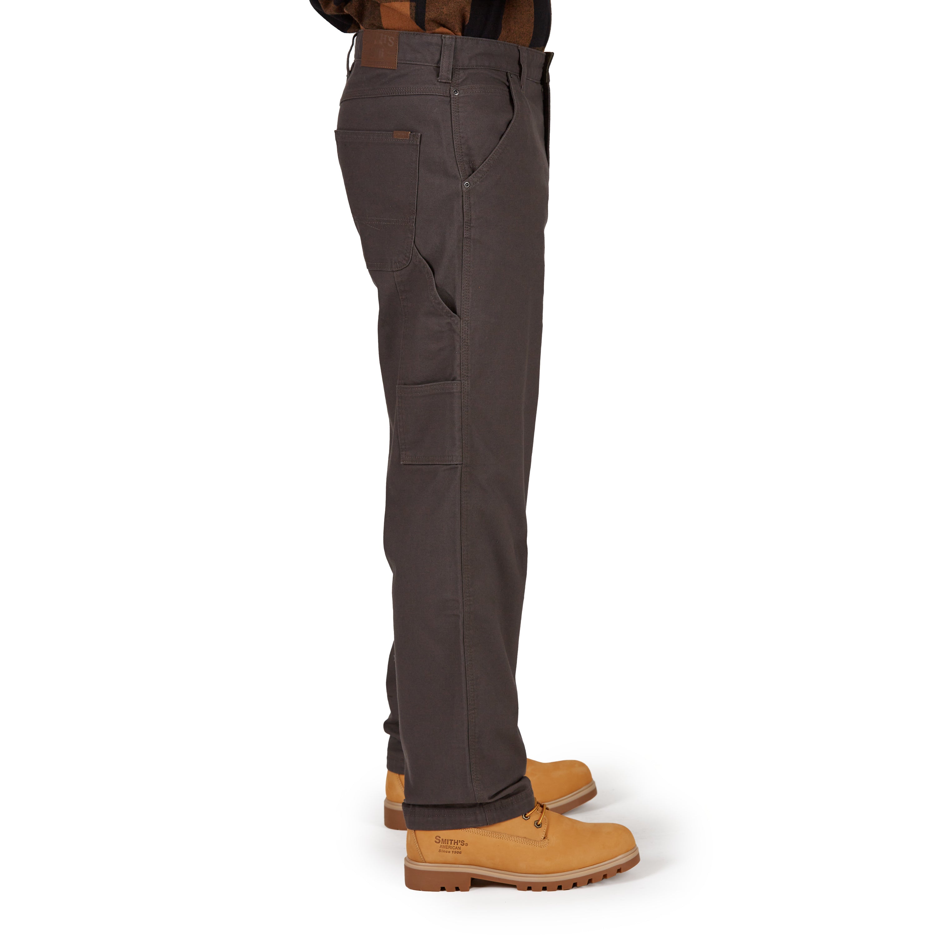  Smith's Workwear Stretch Duck Canvas Carpenter Pant - Granite Grey - Bonton