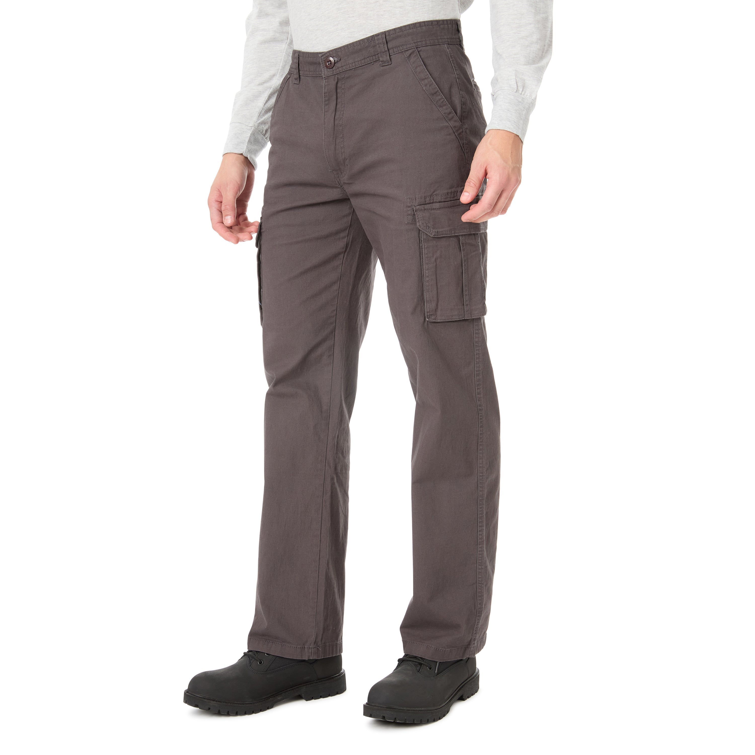  Smith's Workwear Stretch Canvas Cargo Pant - Granite Grey - Bonton