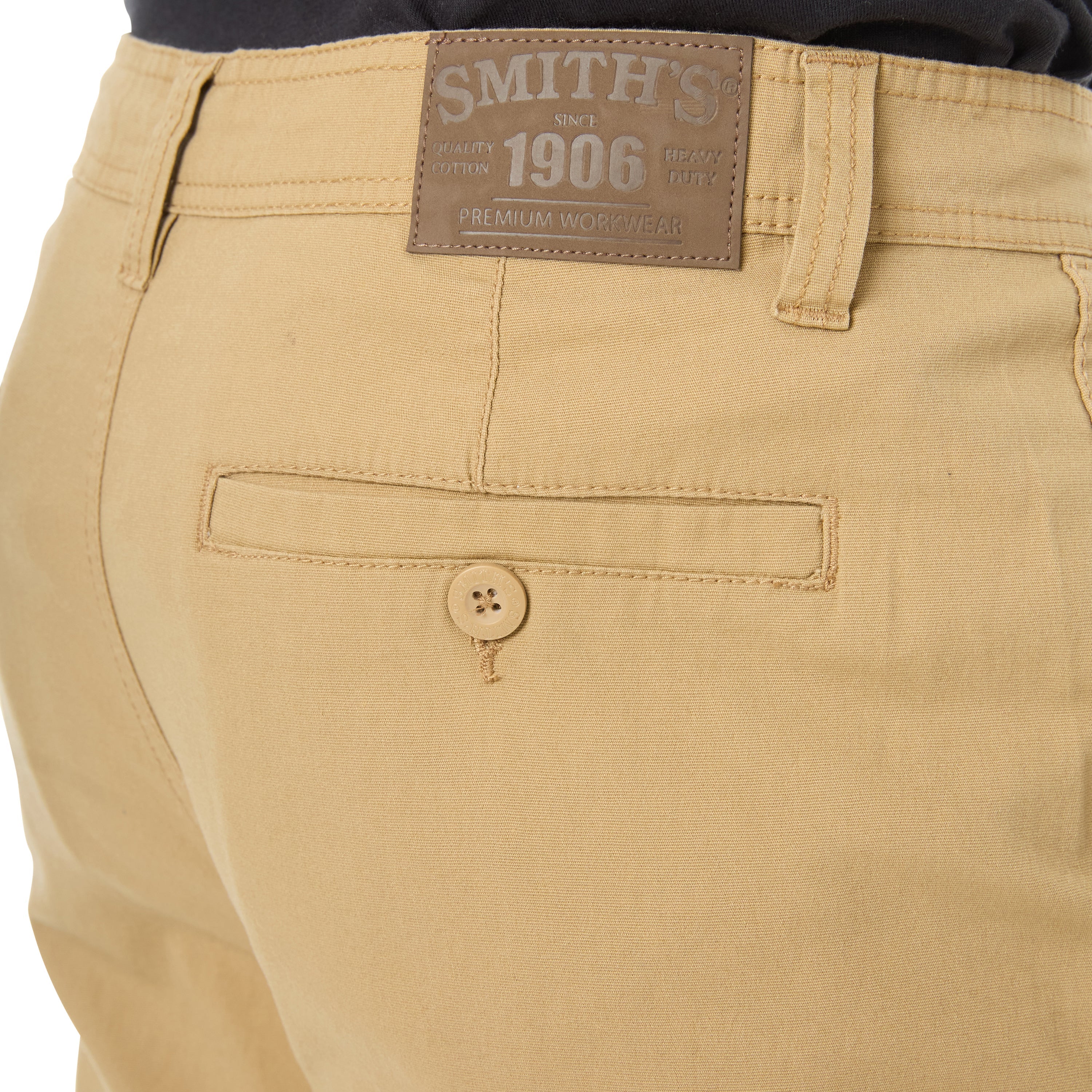  Smith's Workwear Stretch Canvas Cargo Pant - Khaki - Bonton