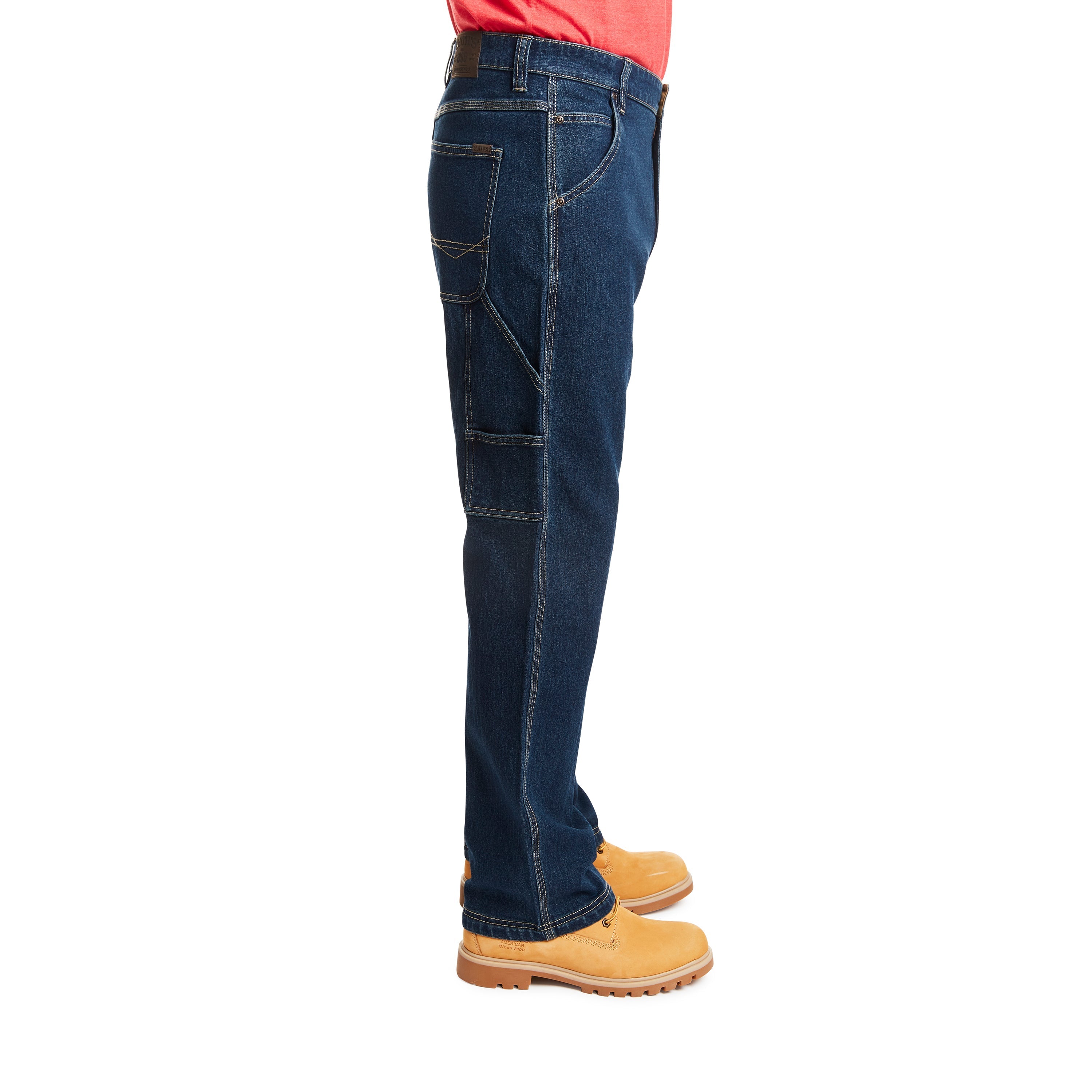  Smith's Workwear Stretch Relaxed Fit Carpenter Jean - Dark Blue Stonewash - Bonton