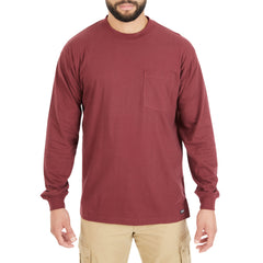 Extended-Tail Long Sleeve Pocket Shirt