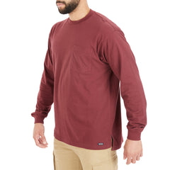 Extended-Tail Long Sleeve Pocket Shirt