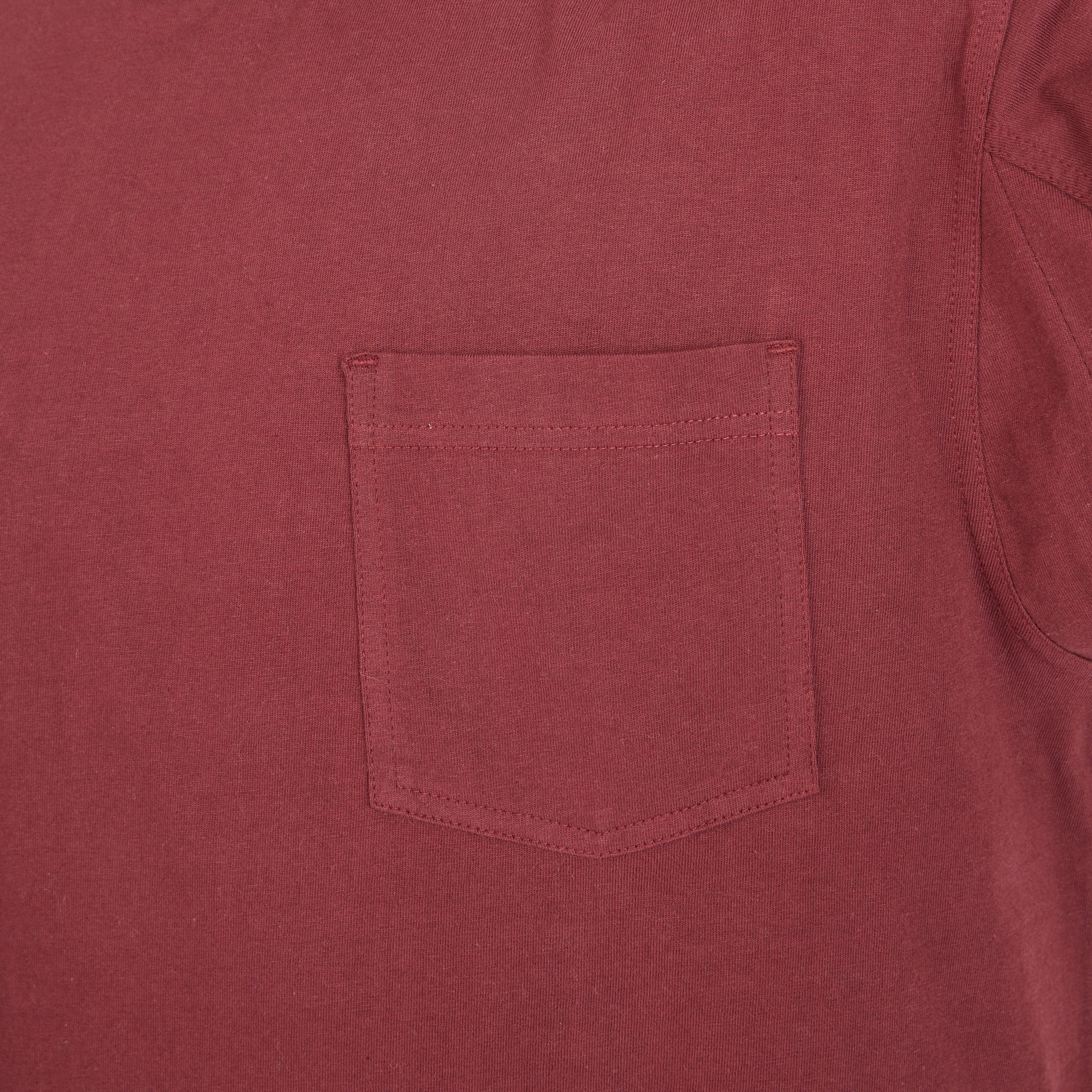  Smith's Workwear Extended-Tail Long Sleeve Pocket Shirt - Burgundy - Bonton