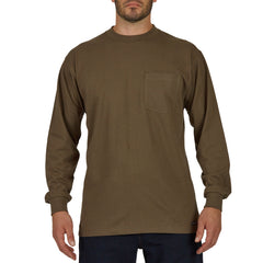 Extended-Tail Long Sleeve Pocket Shirt