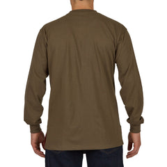 Extended-Tail Long Sleeve Pocket Shirt