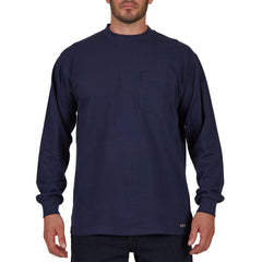 Extended-Tail Long Sleeve Pocket Shirt