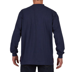 Extended-Tail Long Sleeve Pocket Shirt