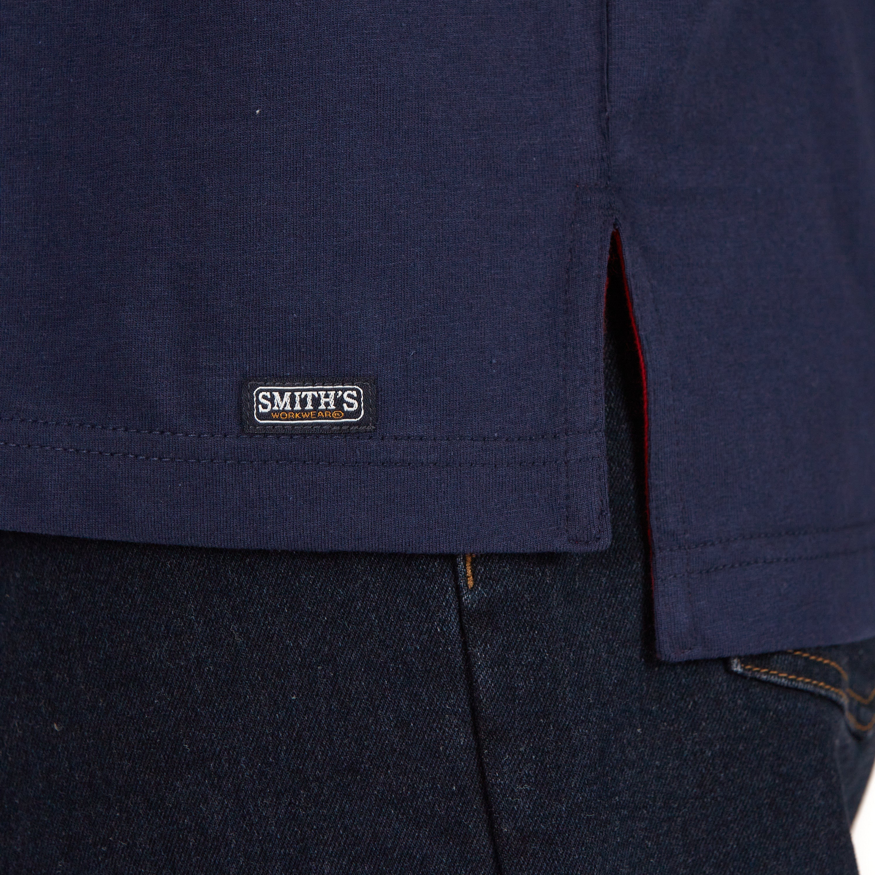  Smith's Workwear Extended-Tail Long Sleeve Pocket Shirt - Spruce Pine - Bonton