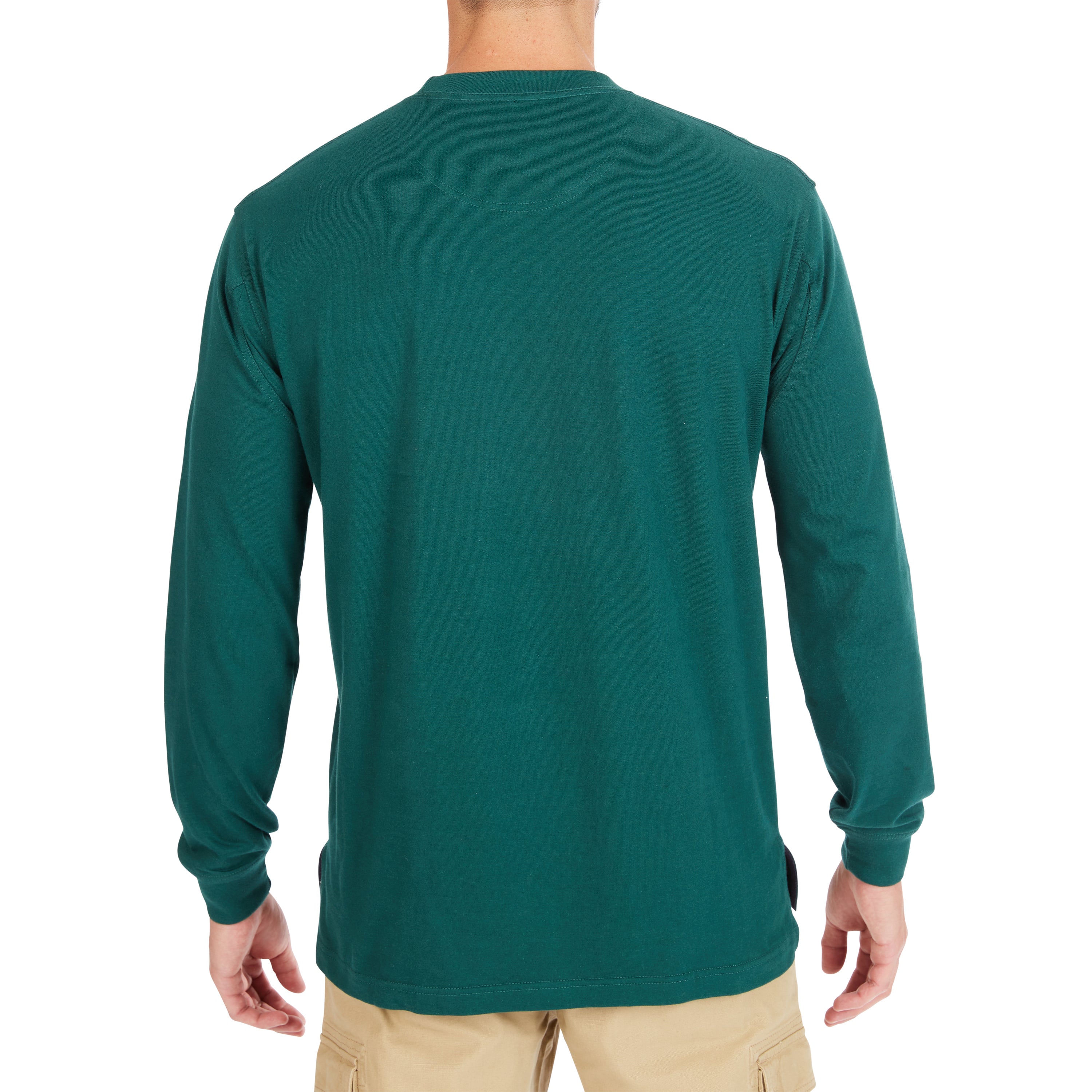  Smith's Workwear Extended-Tail Long Sleeve Pocket Shirt - Spruce Pine - Bonton