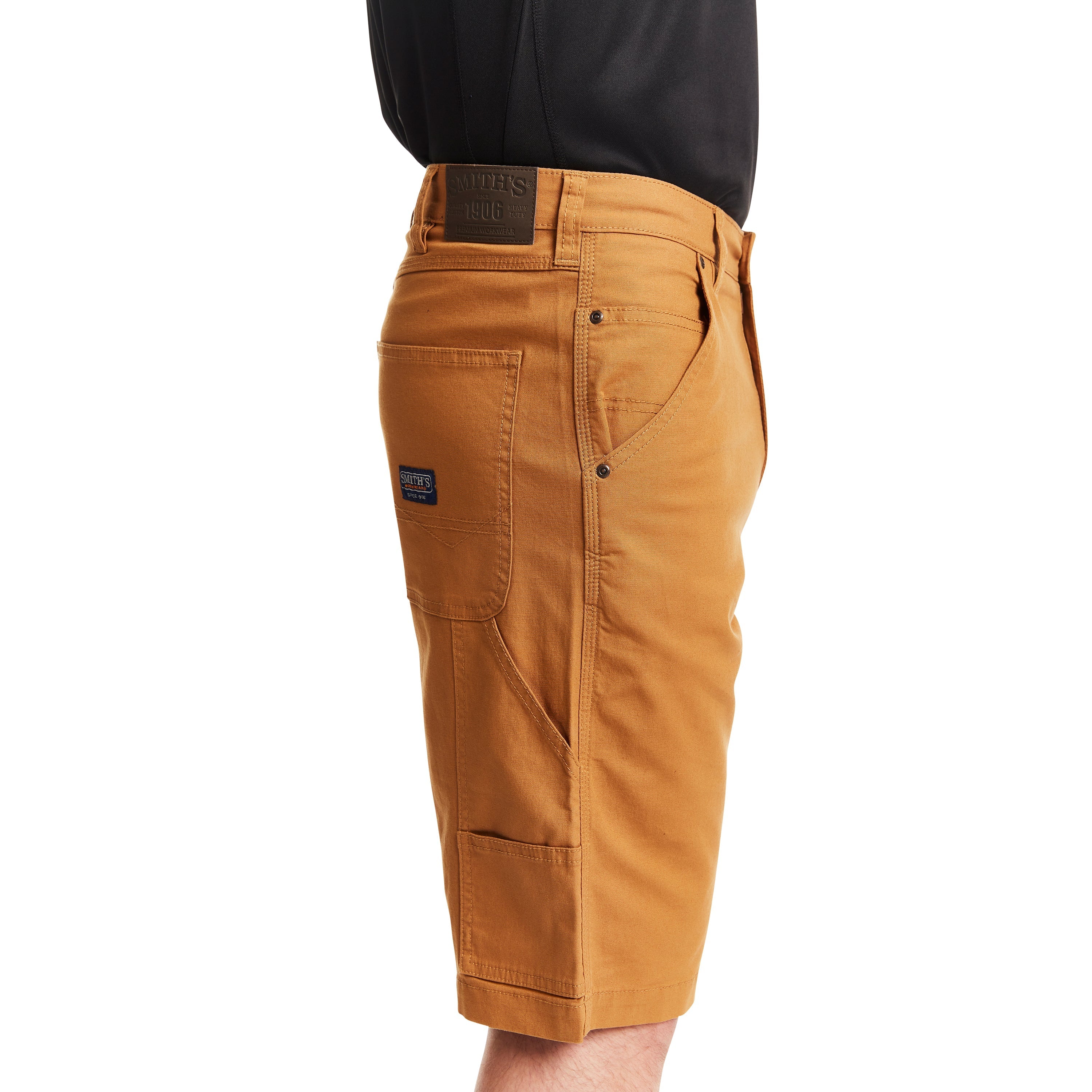  Smith's Workwear Stretch Duck Carpenter Short - Clay Brown - Bonton