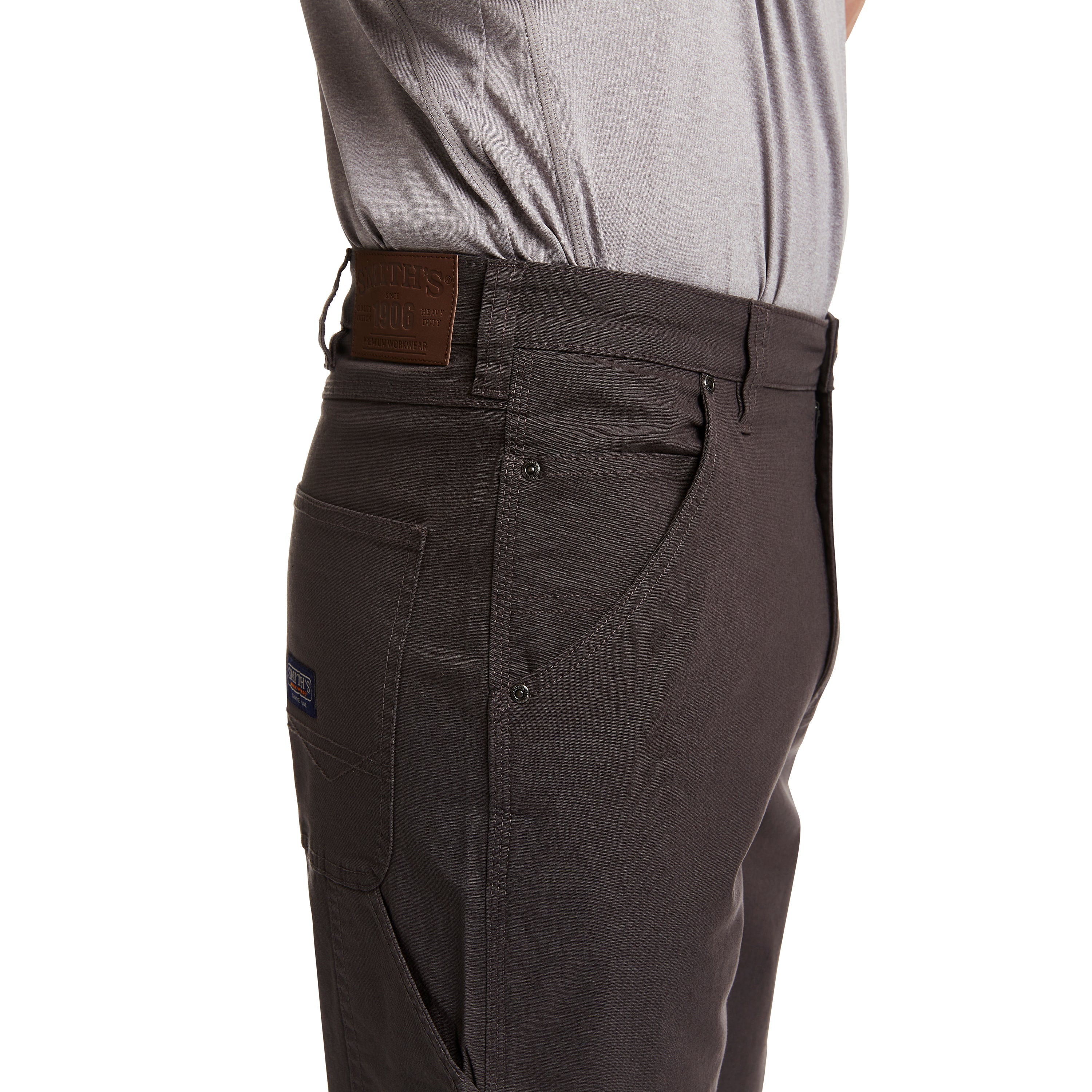  Smith's Workwear Stretch Duck Carpenter Short - Black Olive - Bonton