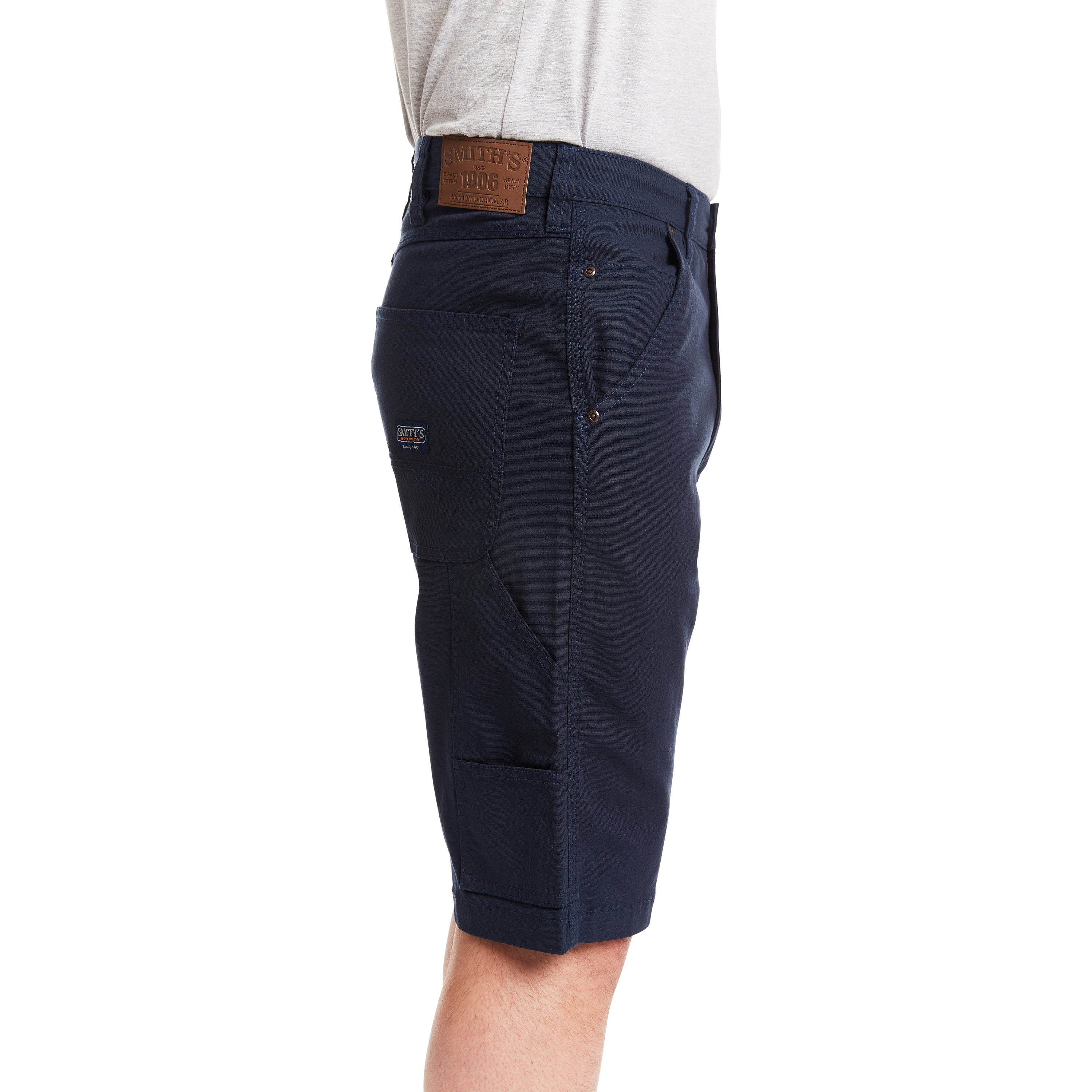  Smith's Workwear Stretch Duck Carpenter Short - Black Olive - Bonton