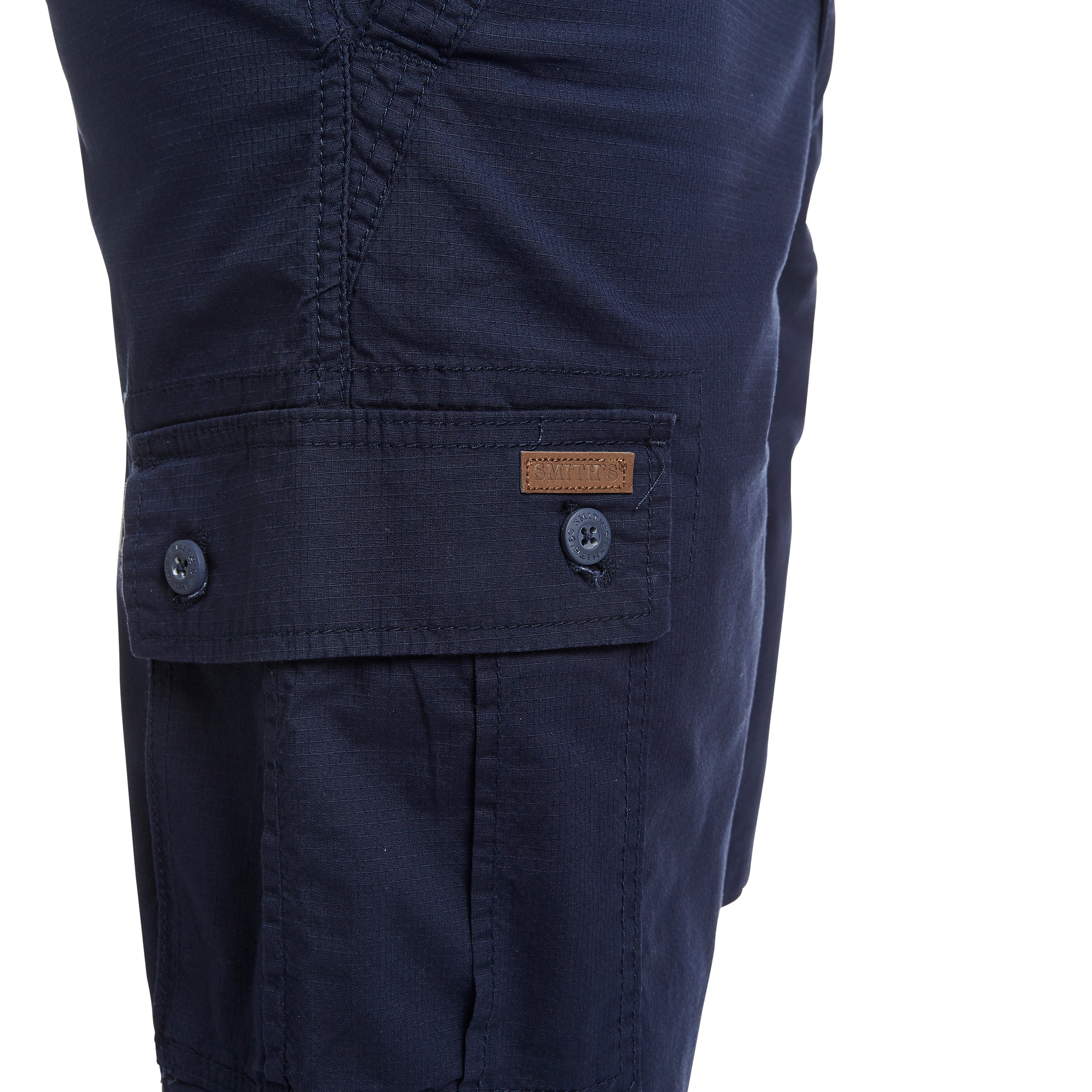  Smith's Workwear Mini Ripstop Cargo Short - Navy - Bonton