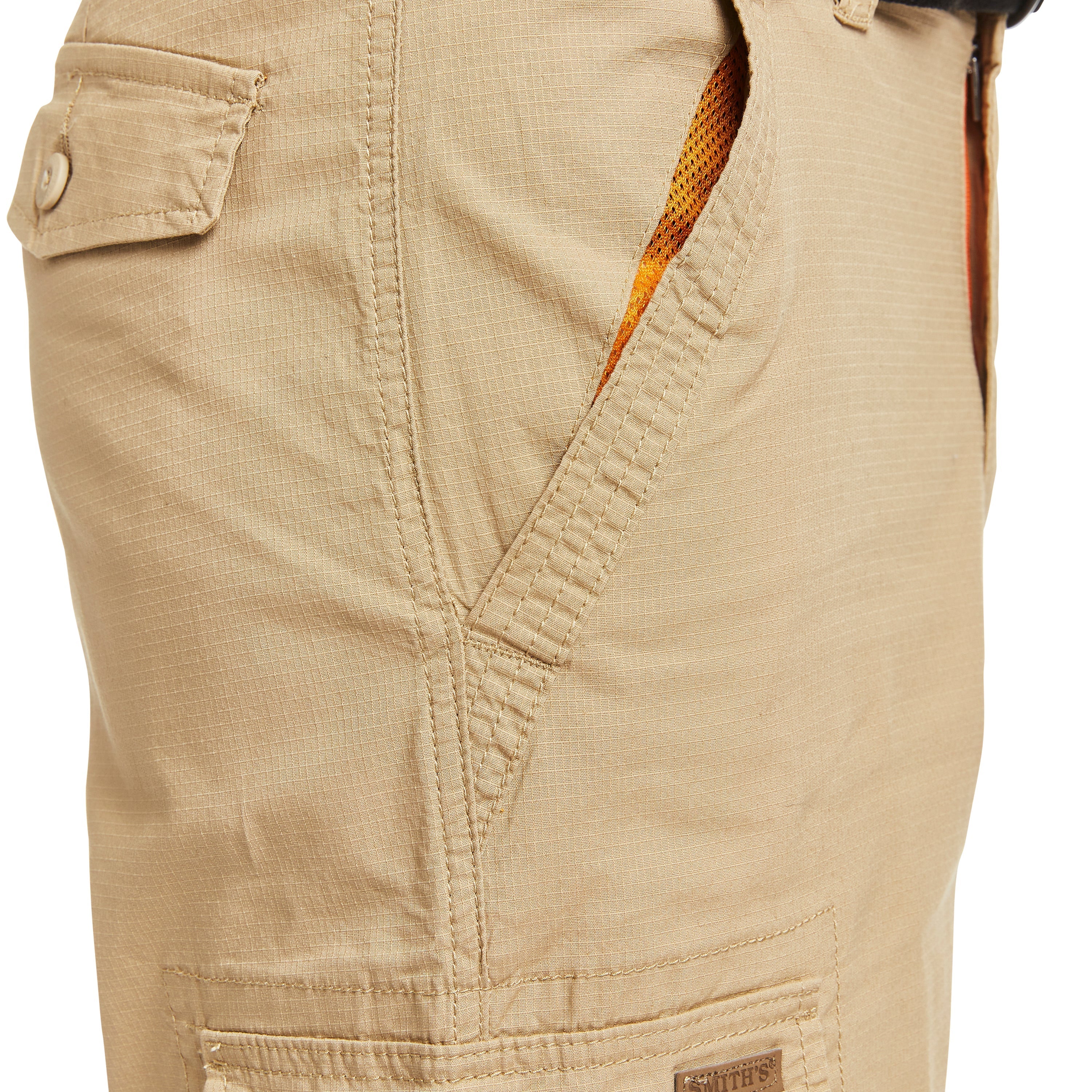  Smith's Workwear Mini Ripstop Cargo Short - Soft Khaki - Bonton