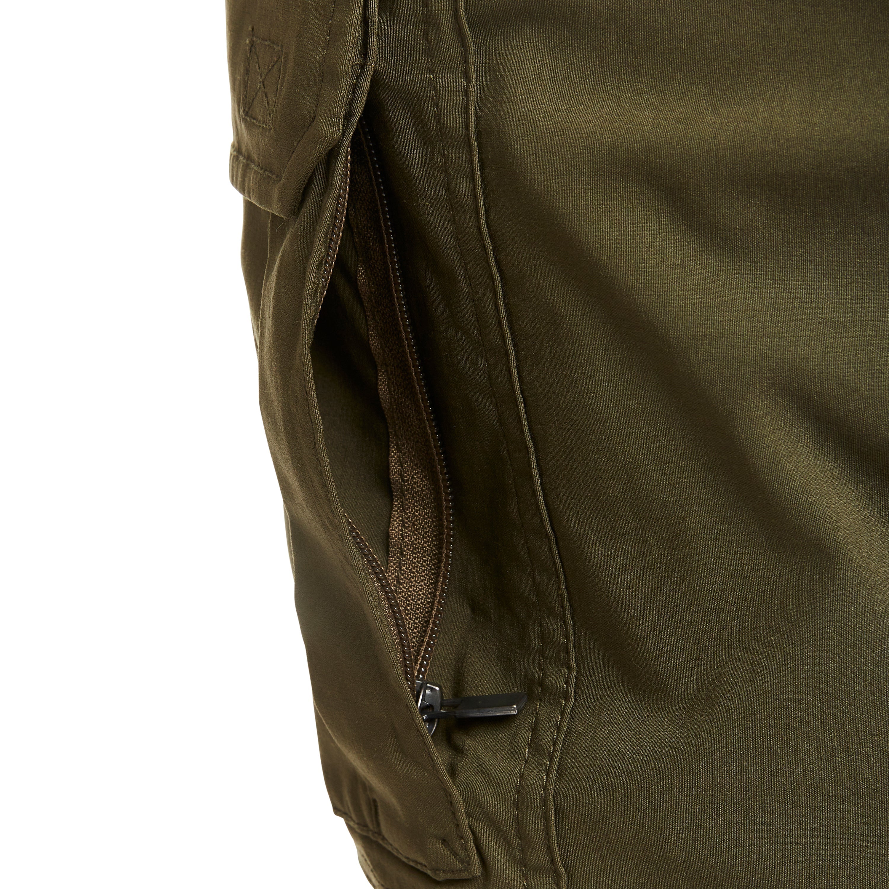  Smith's Workwear Belted Stretch Gusset Work Short - Aged Olive - Bonton