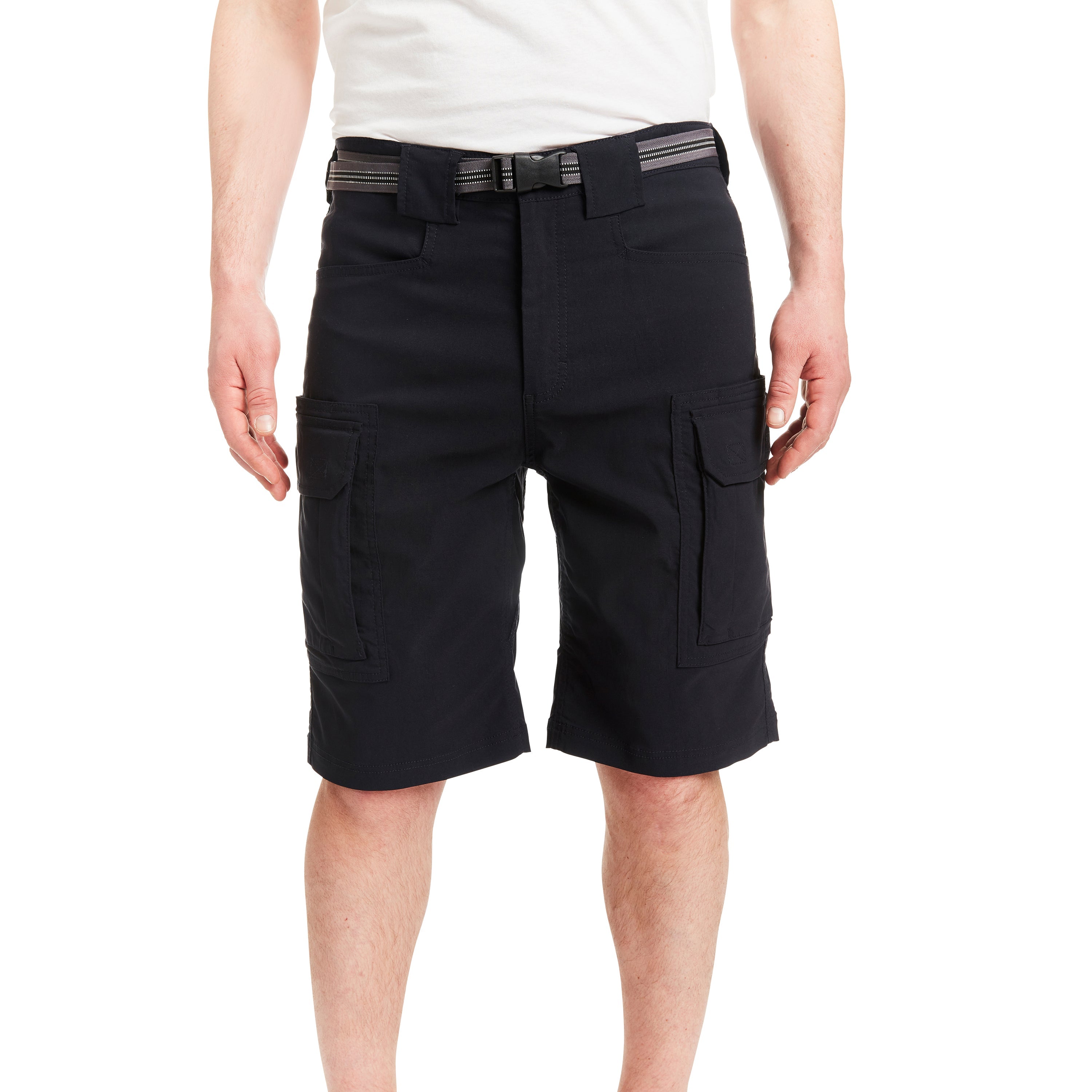  Smith's Workwear Belted Stretch Gusset Work Short - Black - Bonton