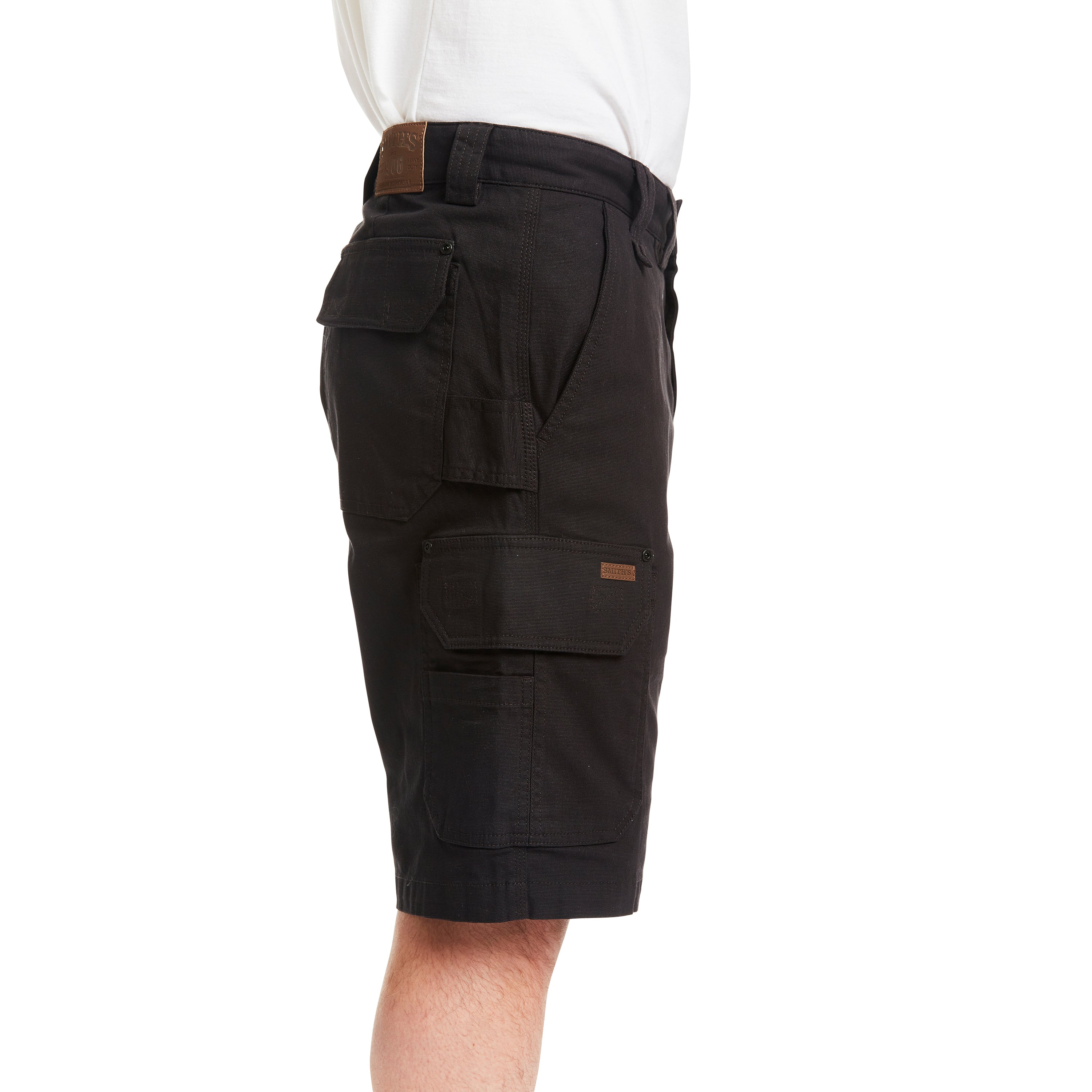  Smith's Workwear Stretch Cargo Utility Short - Khaki - Bonton