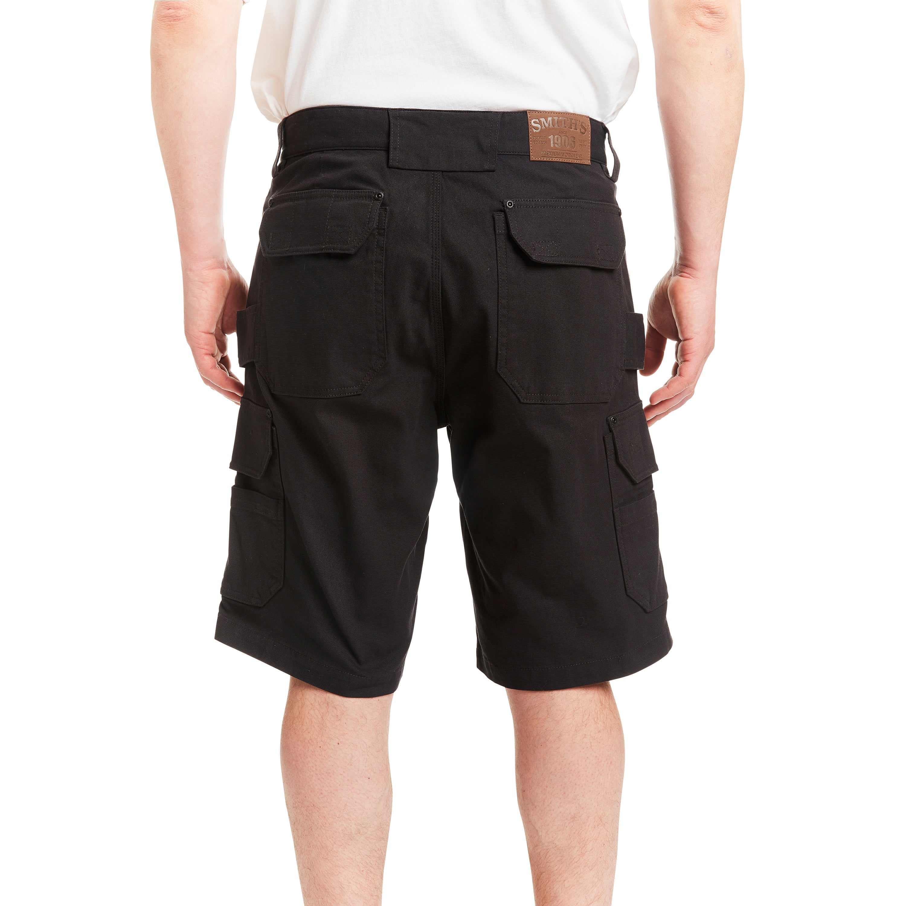  Smith's Workwear Stretch Cargo Utility Short - Khaki - Bonton