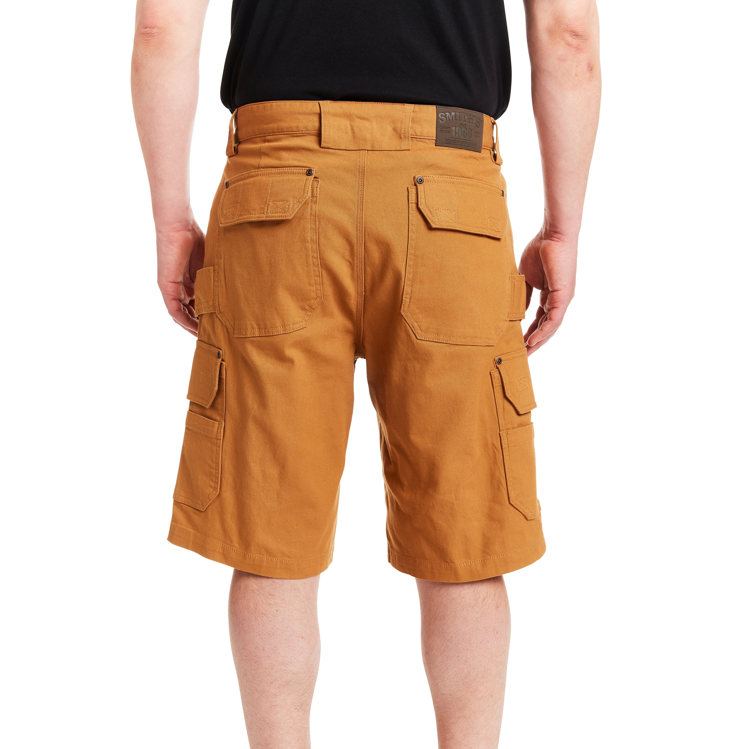  Smith's Workwear Stretch Cargo Utility Short - Black Olive - Bonton