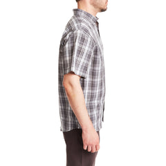 Short Sleeve Cotton Plaid Shirt