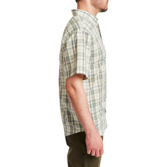 Short Sleeve Cotton Plaid Shirt