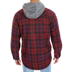 Sherpa-Lined Microfleece Shirt Jacket