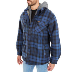 Sherpa-Lined Microfleece Shirt Jacket