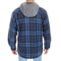 Sherpa-Lined Microfleece Shirt Jacket