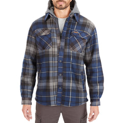 Sherpa-Lined Microfleece Shirt Jacket