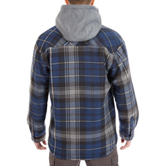 Sherpa-Lined Microfleece Shirt Jacket