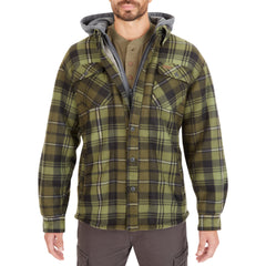 Sherpa-Lined Microfleece Shirt Jacket