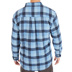 Sherpa-Lined Cotton Flannel Shirt Jacket