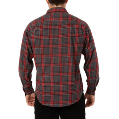 Plaid Two-Pocket Flannel Shirt