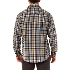 Plaid Two-Pocket Flannel Shirt