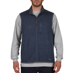 Sweater Fleece Vest with Zip Pockets