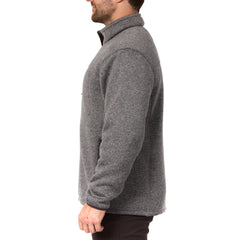 Sherpa-Lined Sweater Fleece Full Zip Jacket