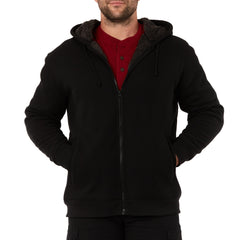 Hooded Sherpa-Lined Thermal Jacket