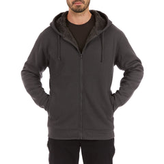 Hooded Sherpa-Lined Thermal Jacket