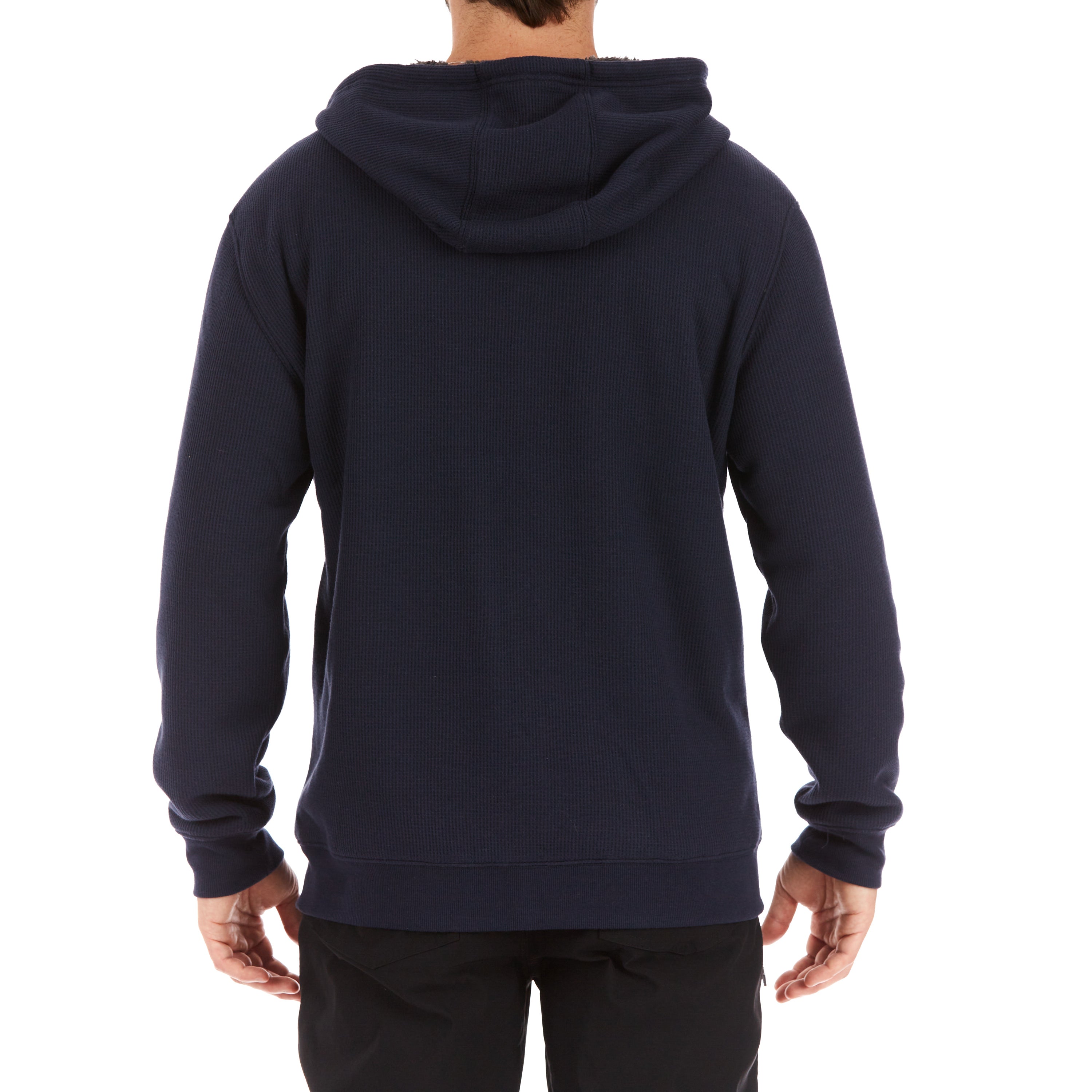  Smith's Workwear Hooded Sherpa-Lined Thermal Jacket - Navy - Bonton