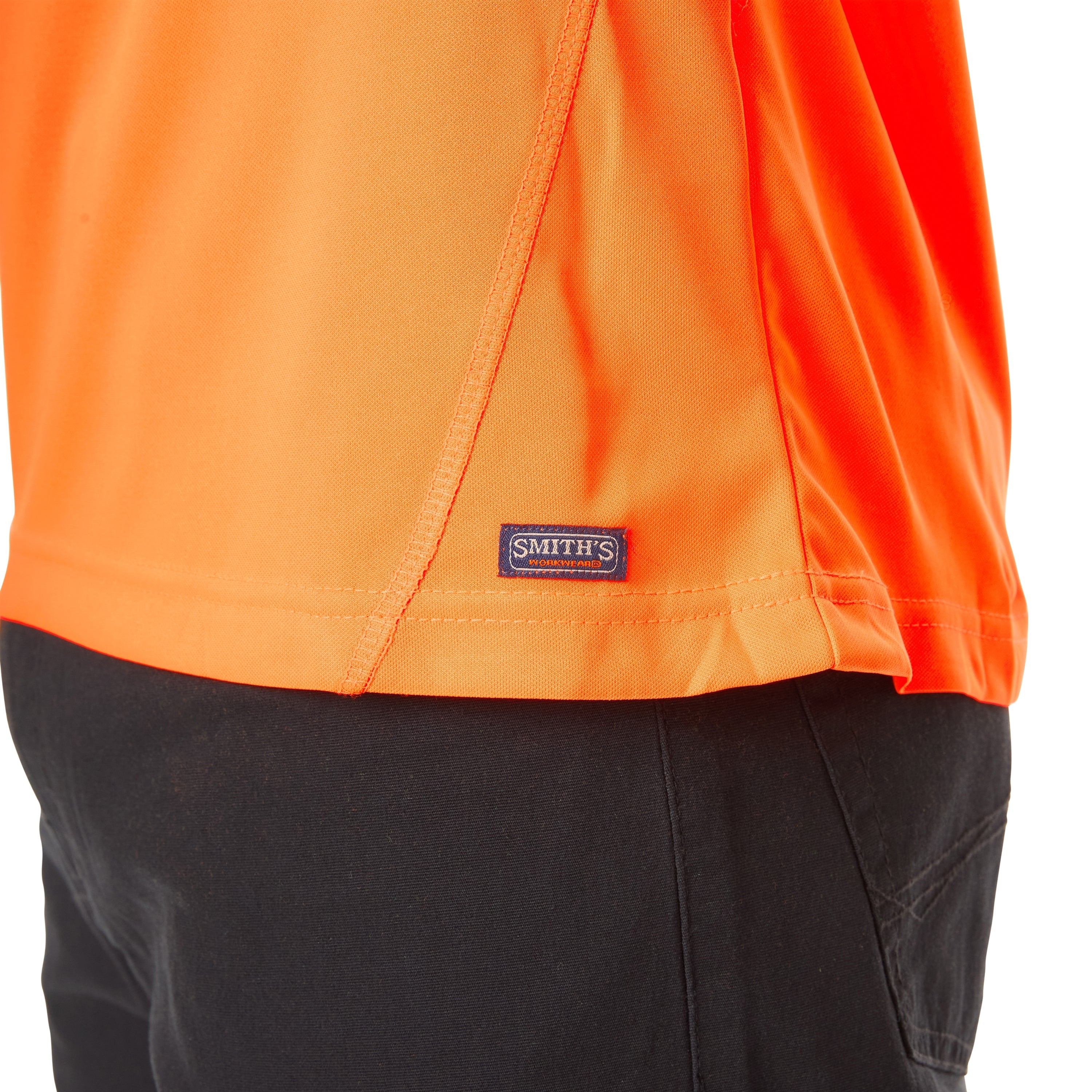  Smith's Workwear Performance Pocket Tee - Laser Orange - Bonton