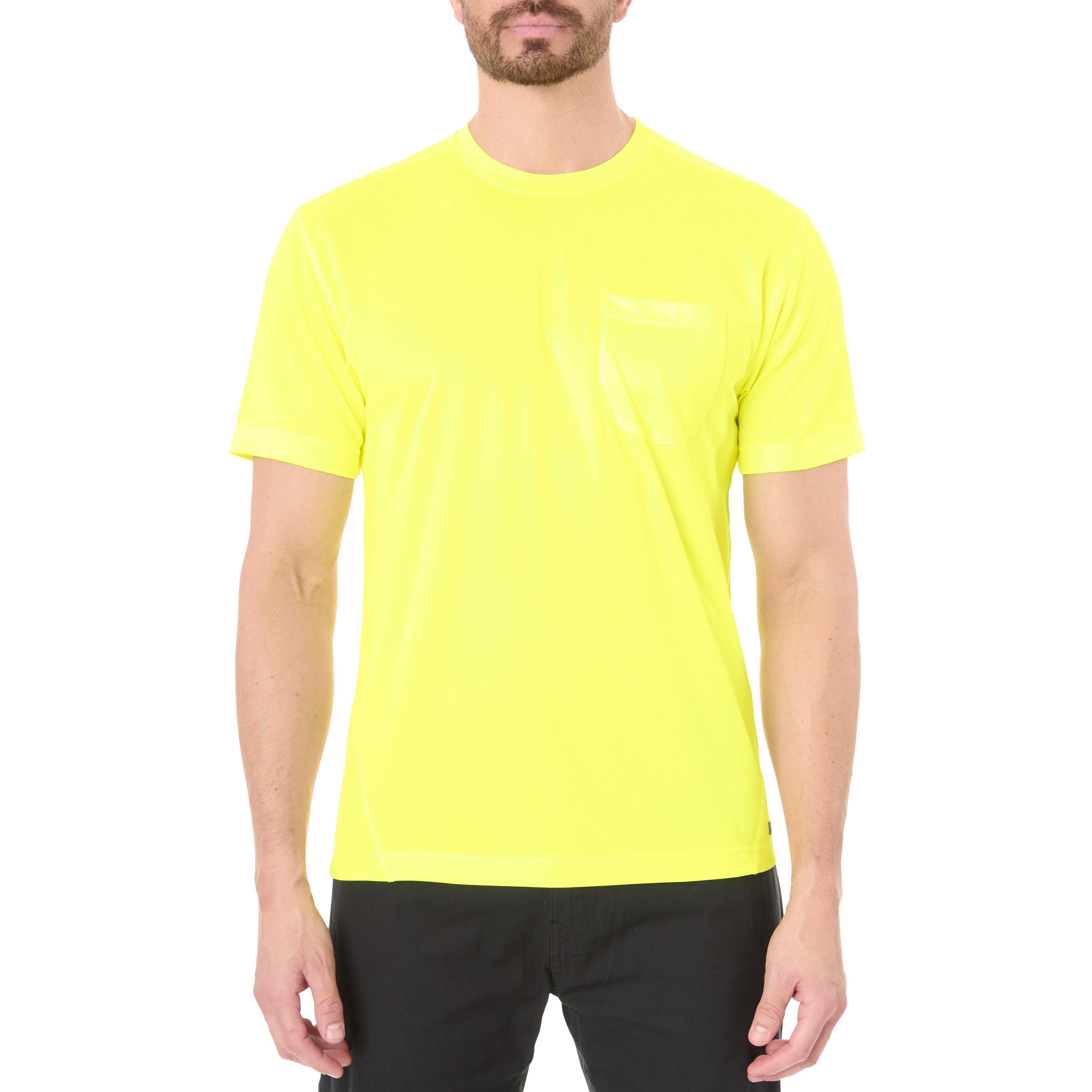  Smith's Workwear Performance Pocket Tee - Lime - Bonton