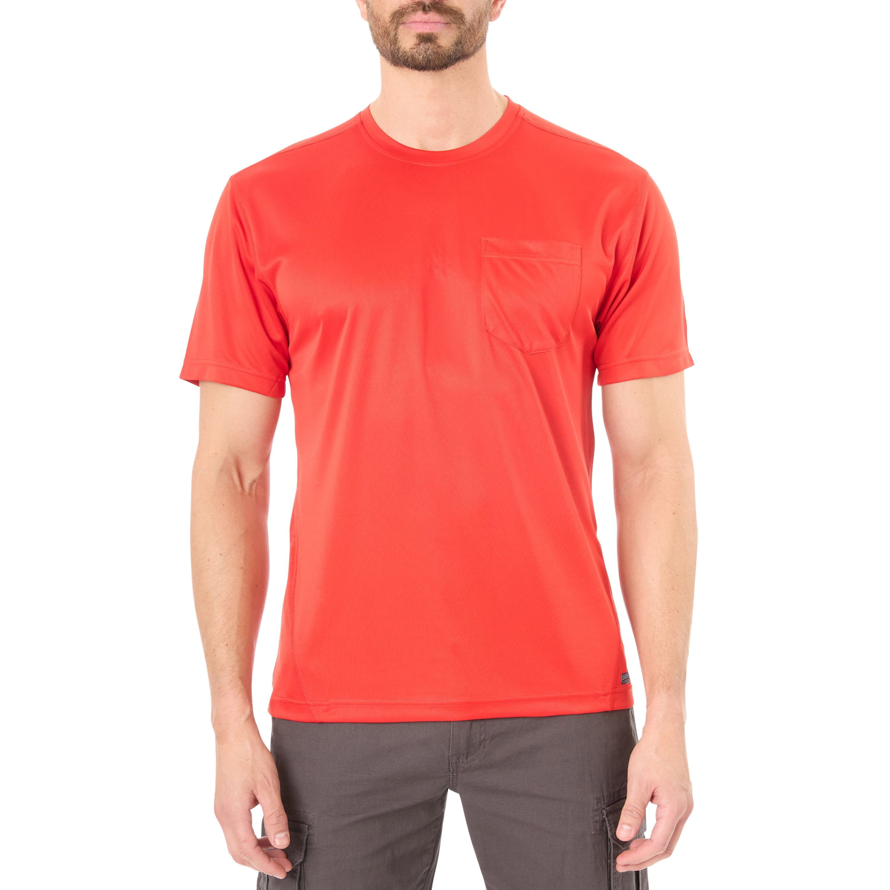  Smith's Workwear Performance Pocket Tee - Charcoal Heather - Bonton