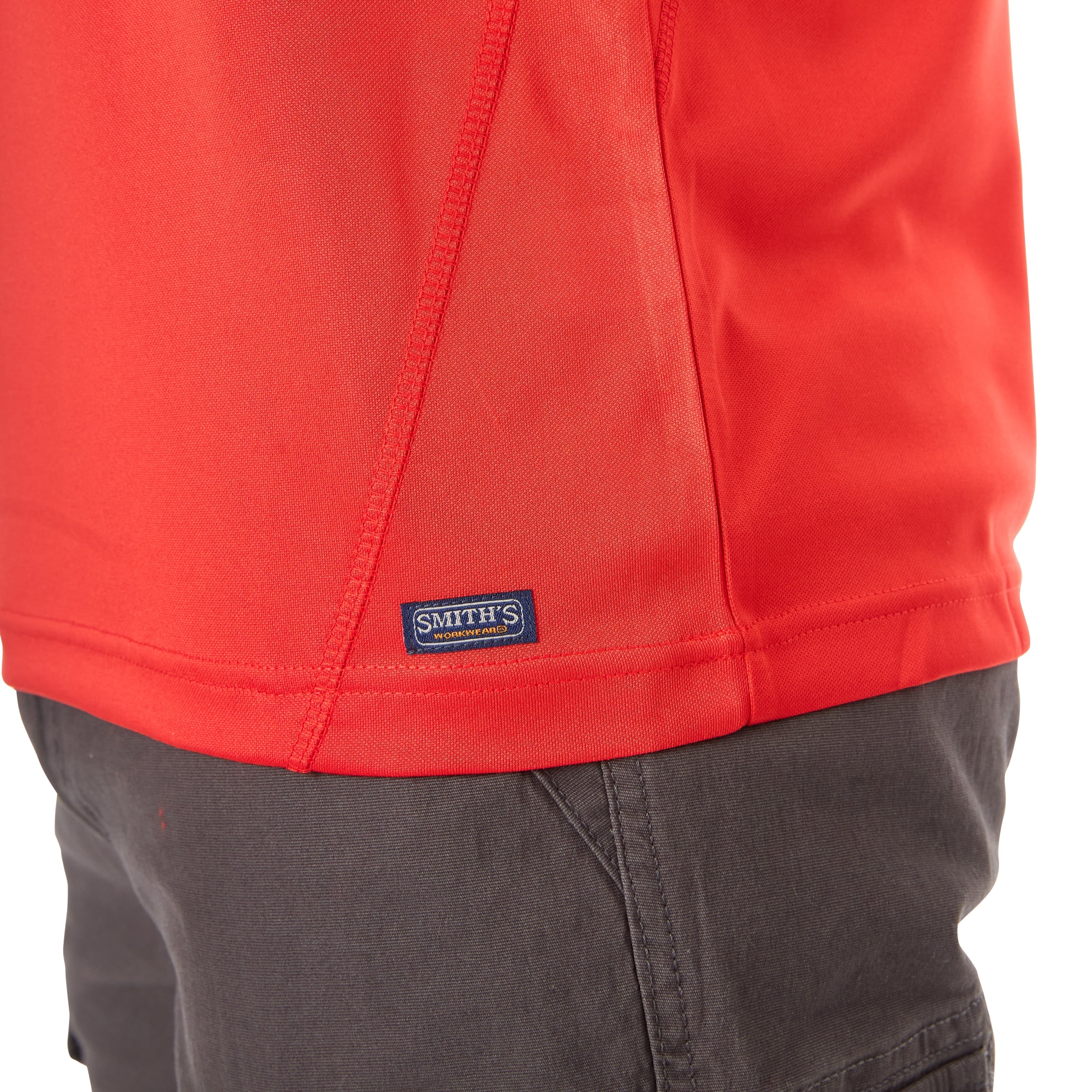  Smith's Workwear Performance Pocket Tee - Laser Orange - Bonton