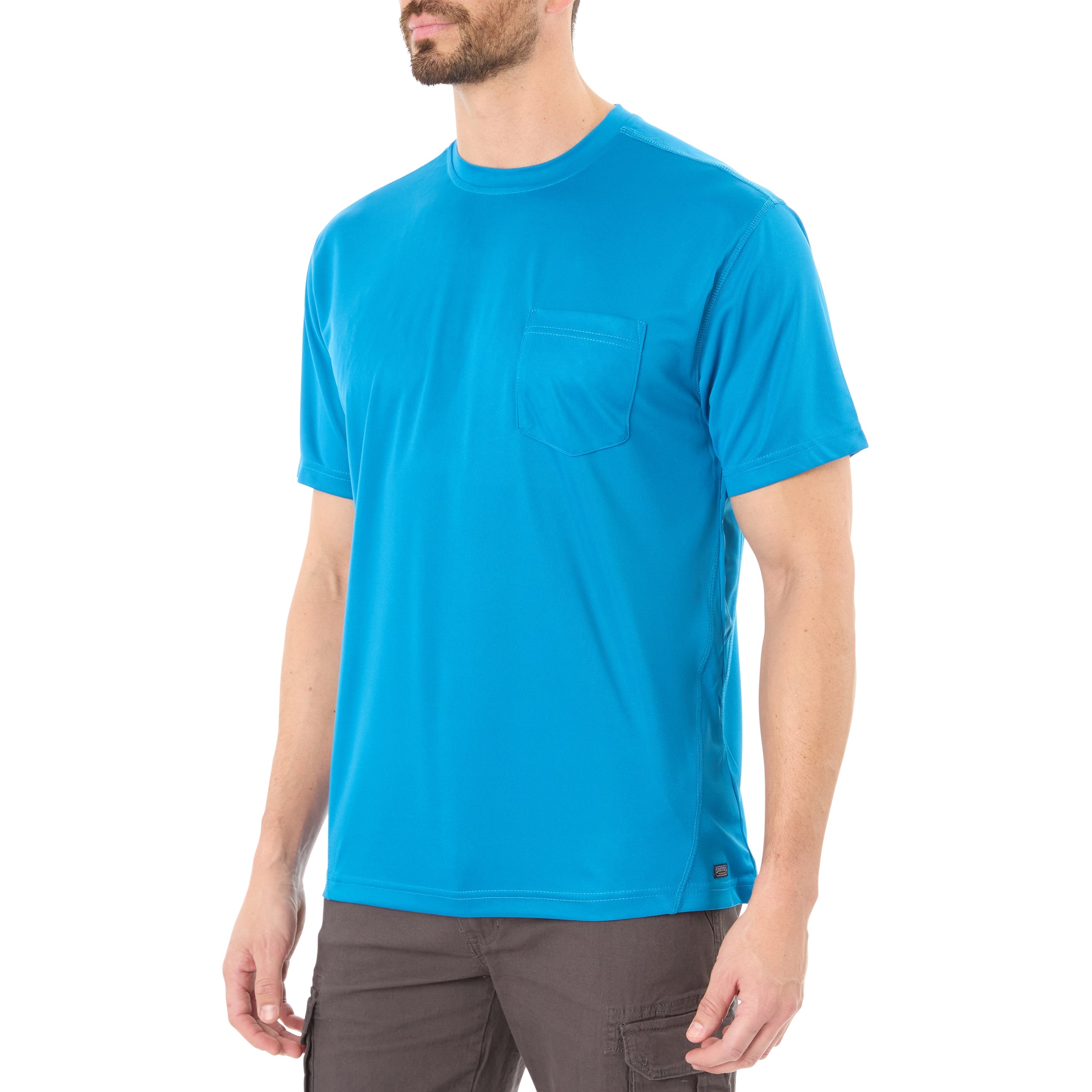  Smith's Workwear Performance Pocket Tee - Laser Orange - Bonton