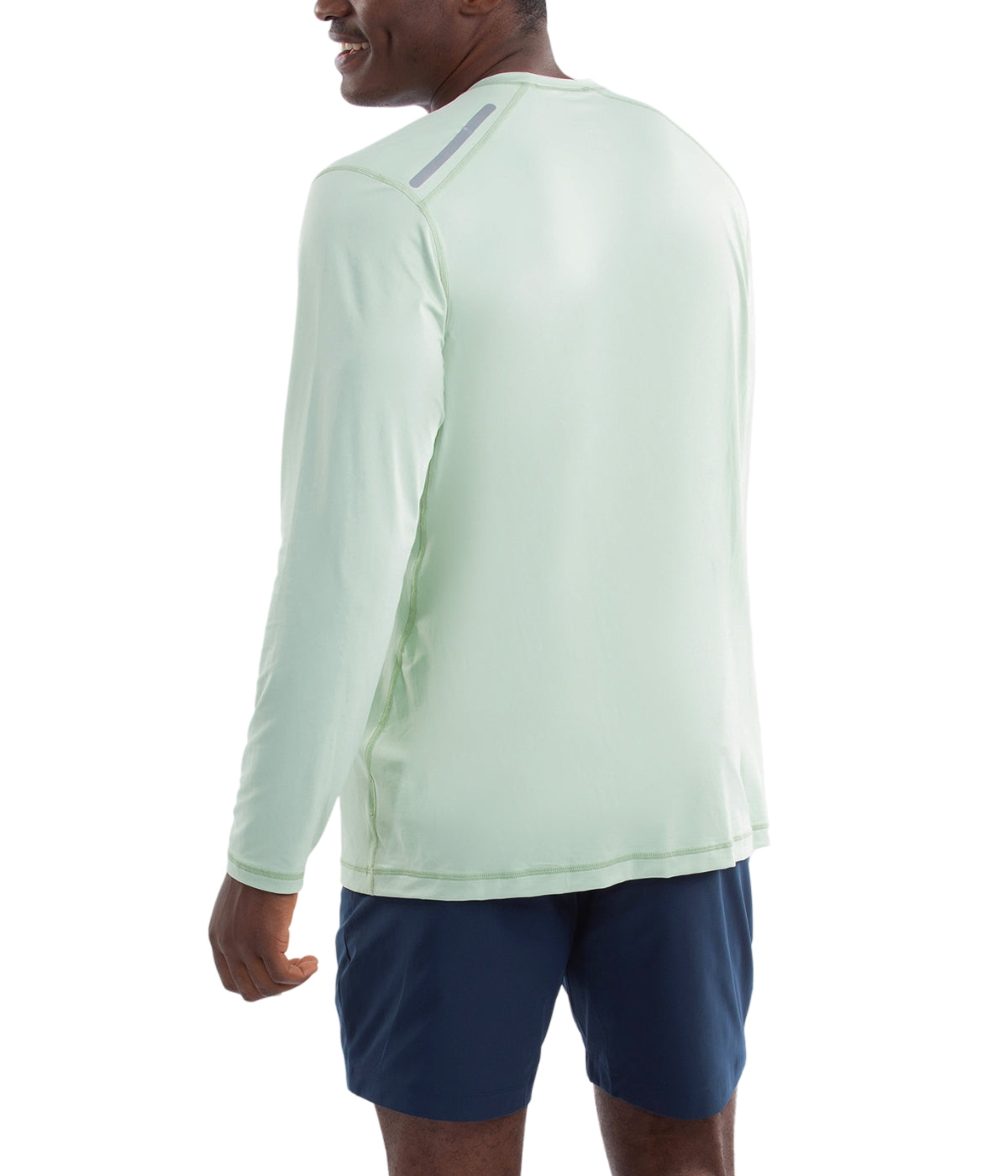  BloqUV BloqUV Men's UPF 50+ Sun Protection Long Sleeve Jet Tee Top - Sage - Bonton